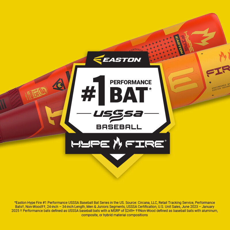 2025 Easton Hype Fire USSSA Baseball Bat, -10, -8, -5 - Image 2